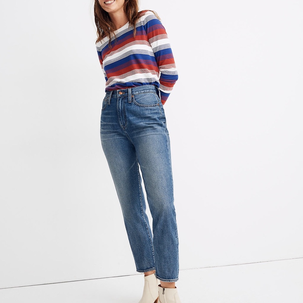 Madewell Petite Momjean in Downey Wash